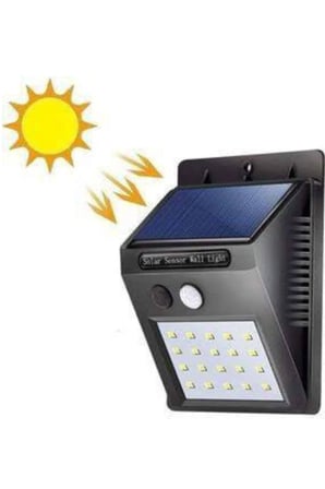 Hediye Bahçe Aydınlatması Güneş Enerjili Led Işık Lamba Sensörlü Dekoratif Yeni Nesil