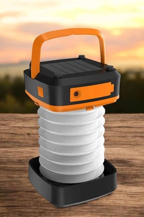 Hediye Güneş Enerjili Led Lamba Kamp Lambası Katlanabilir Lamba Usb Şarjlı