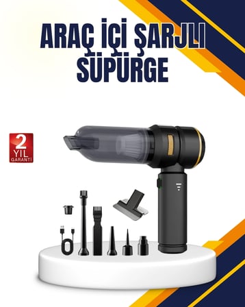 Hediye 15000 Pa Emiş Gücü Ve Hava Üfleme Özellikli Şarjlı Süpürge