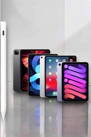 Hediye Dokunmatik Kalem Beyaz Şarjlı Yedek Uçlu Android Ve İos Uyumlu