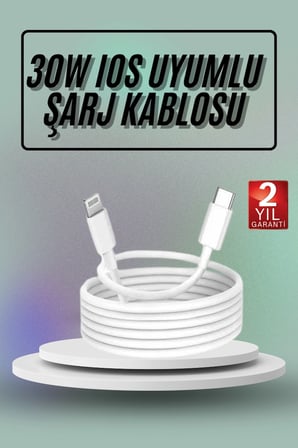Hediye İos Uyumlu 8 X Xs Xr 11 12 13 14/pro Max Mini Plus Şarj Kablosu