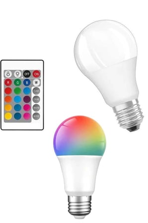 Hediye Akıllı Rgb Led Ampul Led Uzaktan Kumandalı Renk Değiştiren Ampul