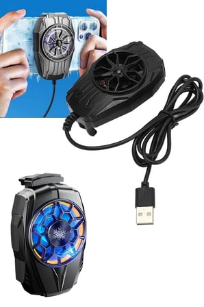 Hediye Telefon Soğutucu Fan Güçlü Motor Radyatör Cep Telefon Soğutma