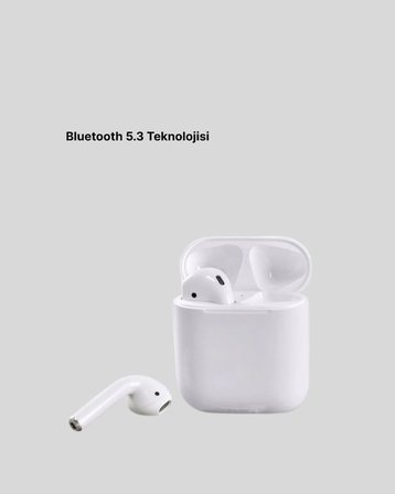 Hediye 2. Nesil Bluetooth 5.0 Kablosuz Kulaklık Su Geçirmez Hd Ses