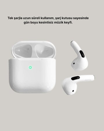 Hediye 2. Nesil Bluetooth 5.0 Kablosuz Kulaklık Su Geçirmez Hd Ses