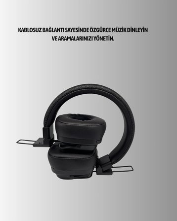 Hediye Kristal Netliğinde Ses Ve Güçlü Baslı Kablosuz Kulak Üstü