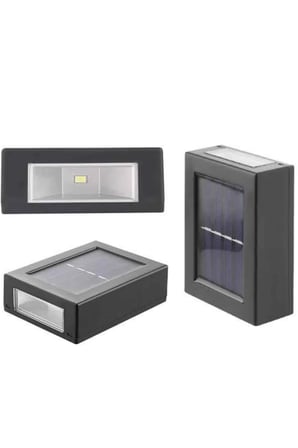 Hediye Dekoratif Duvar Lambası Solar Güneş Enerjili Bahçe Aydınlatması