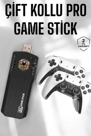 Hediye Joystick Çift Kollu Oyun Kolu Retro Oyun Yüksek Çözünürlüklü 3d Game