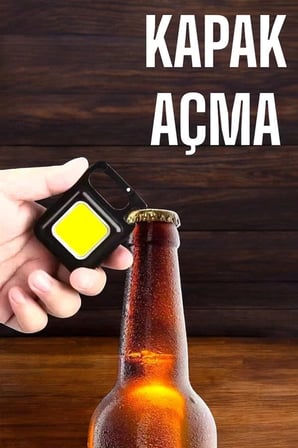 Hediye Anahtarlık Çok Amaçlı Mıknatıslı Taşınabilir Işık Led Şarjlı