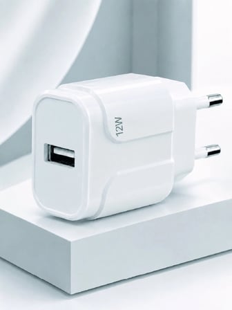 Hediye 12w Usb Şarj Adaptörü Ev Ve Ofis Kullanımına Uygun