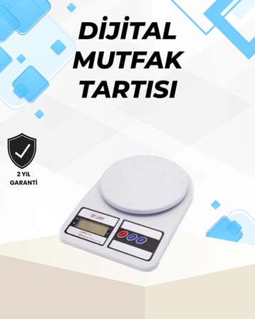 Hediye Hassas Tartım İçin Dijital Mutfak Terazisi – 10kg / 1g