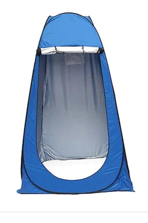 Hediye Otomatik Wc Portatif Giyinme Çadırı 120x120x190 Cm Mavi