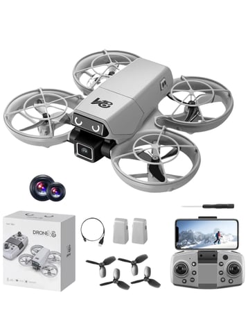 Hediye Mini Drone Fotoğraf Ve Video Çekimli Optical Hover Sistemli