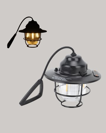Hediye Hafif Ve Taşınabilir Retro Tasarım Kamp Lambası