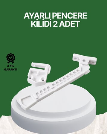 Hediye Çocuk Ve Evcil Hayvanlar İçin Pencere Emniyet Kilidi 2 Adet