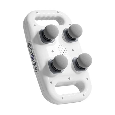 Hediye 4 Başlıklı Masaj Sı - Ergonomik Derin Doku Sırt Ve Boyun Masaj Aleti Ağrı Ve Sızı Giderici