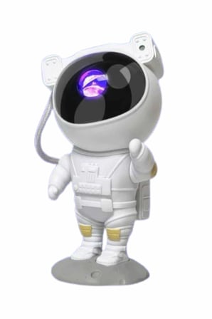 Hediye Gece Lambası Astronot Bluetooth Hoparlörlü Galaksi Işık Projektörü