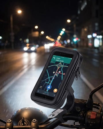 Hediye Bisiklet Scooter Motosiklet İçin Su Geçirmez Telefon Standı 360 Derece Döner