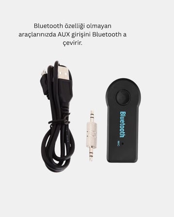 Hediye Bluetooth Araç Kiti Aux Mp3 Çalar Kablosuz Eller Serbest Cihaz