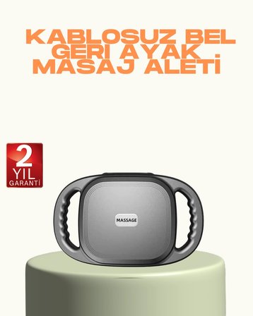 Hediye 2000 Mah Şarjlı Masaj Tabancası 6 Başlık Ayarlı Güçlü Masaj Cihazı