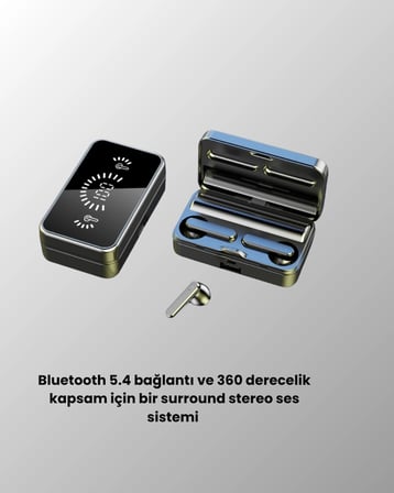 Hediye S20 Kablosuz Kulaklık – 360° Surround Stereo Ses Sistemi İle Derin Ses Deneyimi
