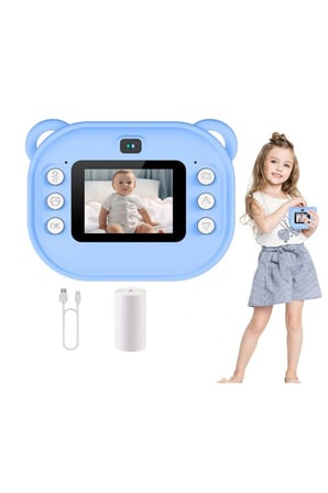 Hediye Dijital Video Kayıt Fotoğraf Çocuk Kamerası Anlık Termal Resim Kağıt Baskılı