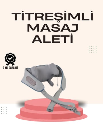 Hediye Kablosuz Boyun Ve Omuz Masaj Aleti | Isıtmalı Ve Yoğurmalı