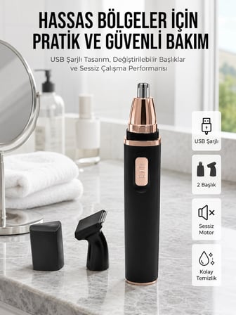 Hediye Usb Sarjlı Tı Raş Makinesi Usb Sarjlı Traş Makinesi Uzun Ömürlü