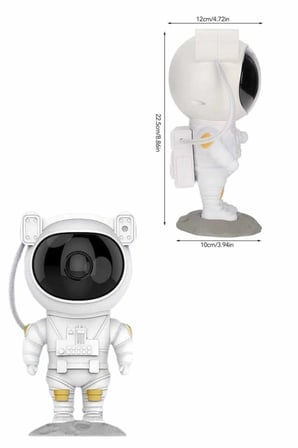 Hediye Astronot Şeklinde Bluetooth Hoparlör Gökyüzü Kumandalı Aydınlatma Lamba