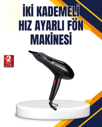 Hediye Soğuk Üfleme Özellikli 2200w Profesyonel Fön Makinesi