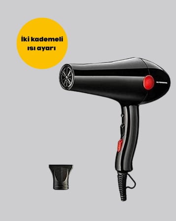 Hediye Soğuk Üfleme Özellikli 2200w Profesyonel Fön Makinesi