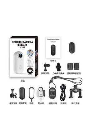 Hediye Mini 4k Wıfı Aksiyon Kamerası Vücut Kamerası Giyilebilir Video Kaydedici