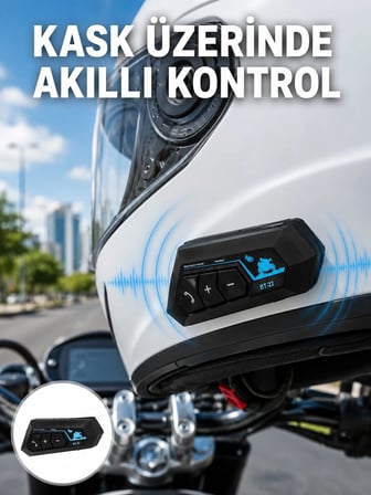 Hediye Bluetooth Kask Kulaklığı Intercom 5.0 Bluetooth Android Ve İos Uyumlu Yeni Nesil