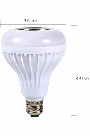 Hediye Kumandalı Rgb Led Işık Bluetooth Hoparlör Ses Lambası Renkli Ampul