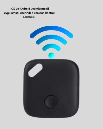 Hediye Akıllı Takip Cihazı Bluetooth Uyumlu Ve Gerçek Zamanlı Konum Bulmalı