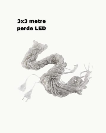 Hediye 3x3 Led Işık Perdesi Şelale Model İç Dış Mekân Dekorasyonu