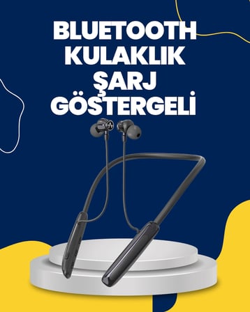 Hediye Uzun Süreli Kullanım Boyun Askılı Kablosuz Kulaklık – Hızlı Şarj, Ergonomik Tasarım