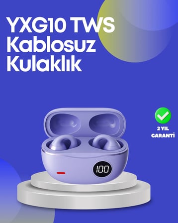 Hediye Yxg10 Bluetooth Kulaklık – Cilt Dostu, Uzun Pil, Çift Dil Destekli Akıllı Tasarım