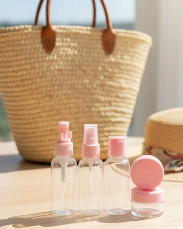 Hediye 30 Ml 5’li Seyahat Banyo Şişe Seti Çantalı