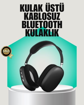 Hediye Stereo Ses Kaliteli Bluetooth Kulaklık | Katlanabilir Ve Ergonomik Tasarım