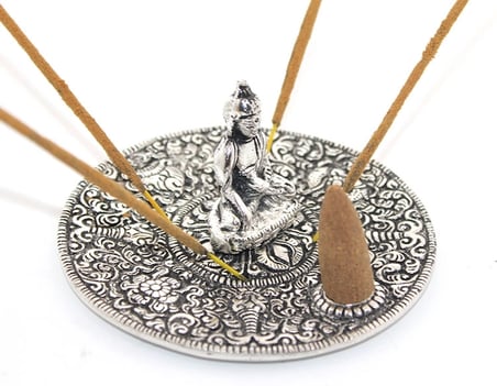 Hediye Metal Yuvarlak Budalı Tütsülük Ksk2188