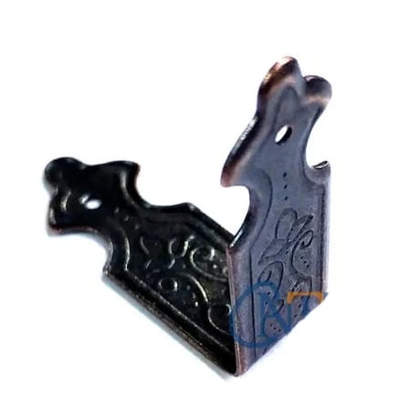Hediye Dekoratif Sandık, Kutu Kenarı, 11x32mm, Eskitme, 100 Adet
