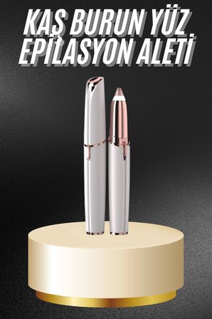 Hediye Kaş Bıyık Tüy Epilasyon Aleti Pilli Yüz Kaş Epilatör Kıl Tüy Alma Epilasyon