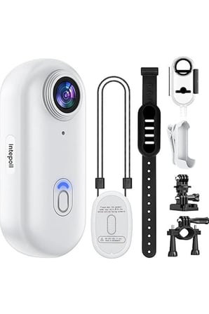 Hediye Mini Wıfı Aksiyon Kamerası 1080p Taşınabilir Vücut Kamerası Giyilebilir Video Kaydedici Ipx7 Su Geçirmez