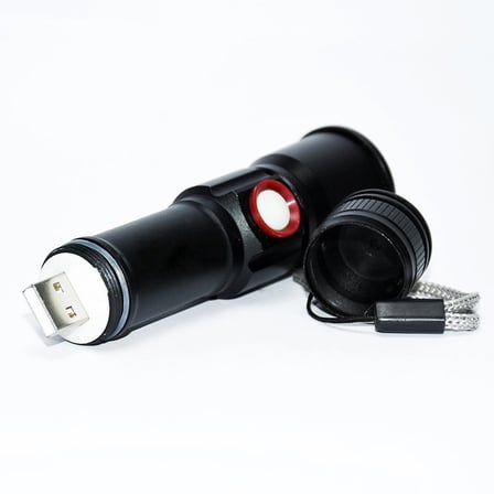 Hediye Xml-2 Led 1.000 Lümen  Usb Şarjlı El Feneri  Wt-611
