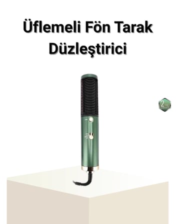 Hediye Seramik Plakalı Saç Düzleştirici – 200°c Ayarlanabilir Isı, İyon Teknolojisi