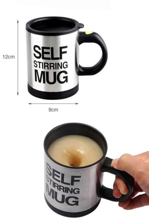 Hediye Karıştırıcı Özellikli Mikser Kupa Bardak Kompakt Taşınabilir Mug