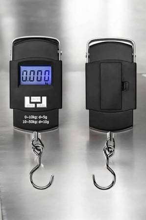 Hediye Ağırlık Ölçer 50 Kg El Terazisi El Kantarı Pilli Led Ekran