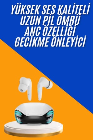 Hediye Kulaklığı Mikrofonlu Gürültü Engelleme Gecikme Önleyici Bluetooth Kulaklık
