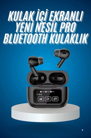 Hediye Kablosuz Bluetooth Kulaklık Pro Yeni Nesil Dokunmatik Kontrol